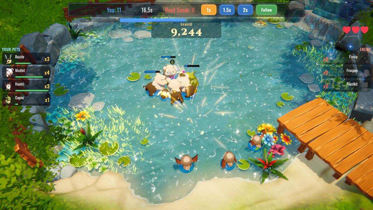 A wave fight